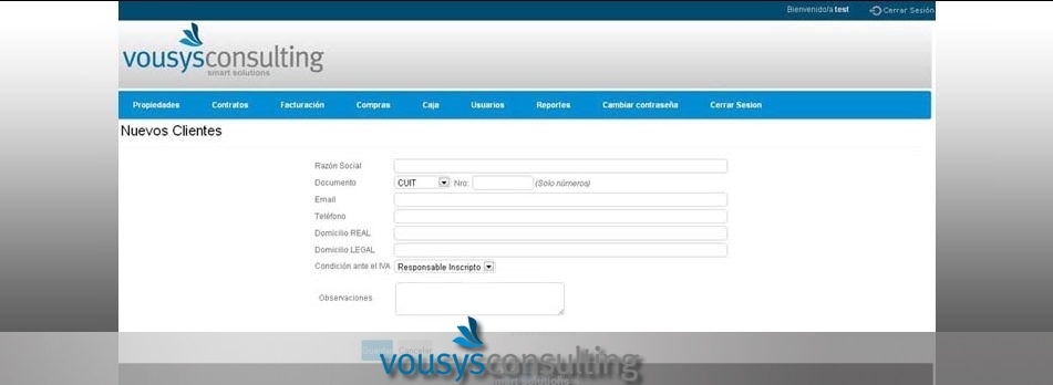 Vousys.com // Software de gestión web para consorcios