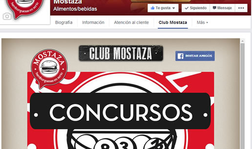 Vousys.com // Aplicación para facebook: club mostaza