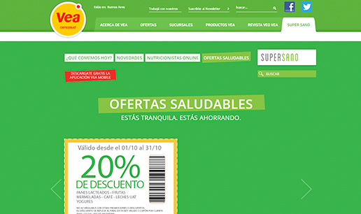 Vousys.com // Re-maquetación del sitio vea supersano