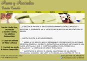 Desarrollo de Sitios Web realizado por Vousys de ARENA Y ASOCIADOS