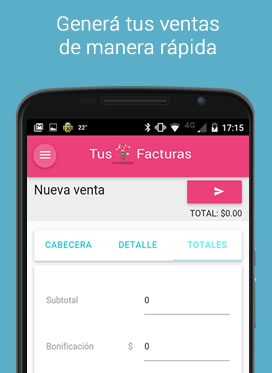 Vousys.com // Tusfacturas, facturador movil