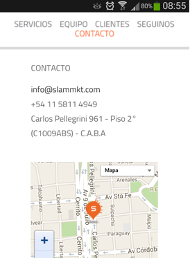 Vousys.com // Sitio web para slam! marketing