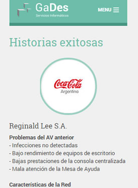 Vousys.com // Web responsive con gestor de contenidos