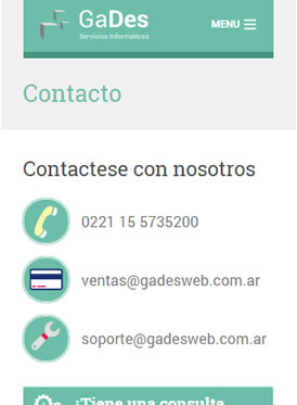 Vousys.com // Web responsive con gestor de contenidos