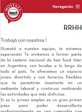 Vousys.com // Nuevo sitio responsive para mostaza!