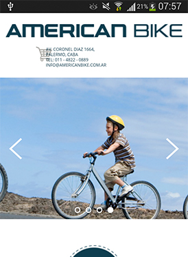 Vousys.com // Nuevo sitio web de american bike