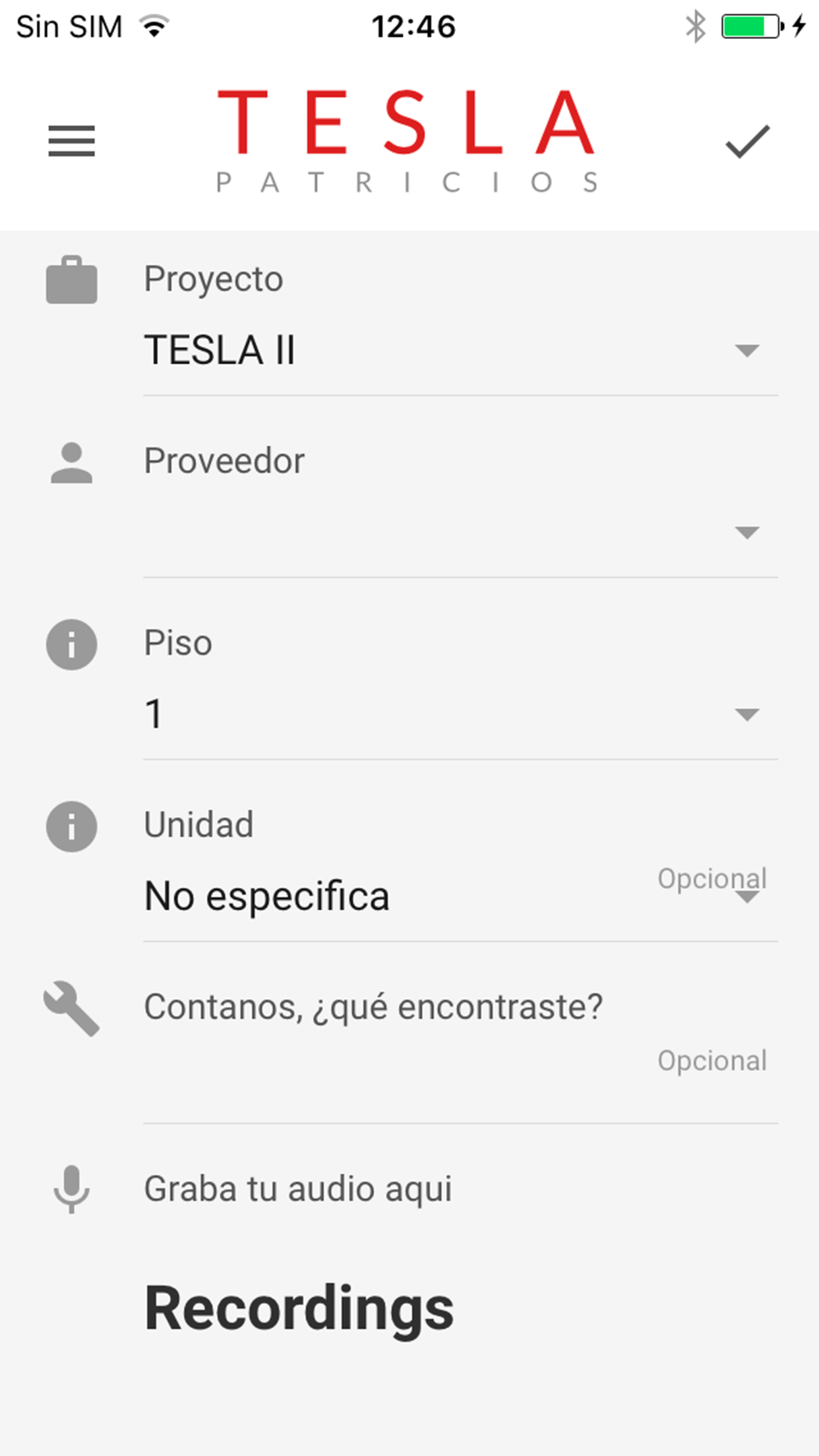 Vousys.com // Aplicación móvil dirección de obra