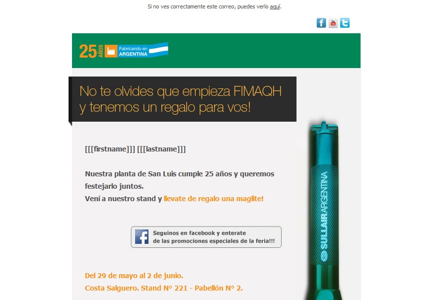 Vousys.com // Maquetacion para envio de mailing