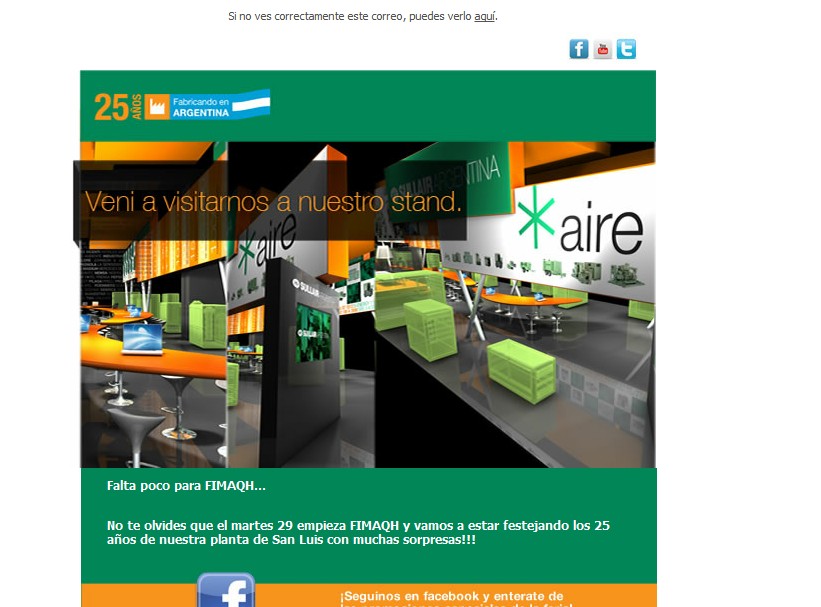 Vousys.com // Maquetacion para envio de mailing
