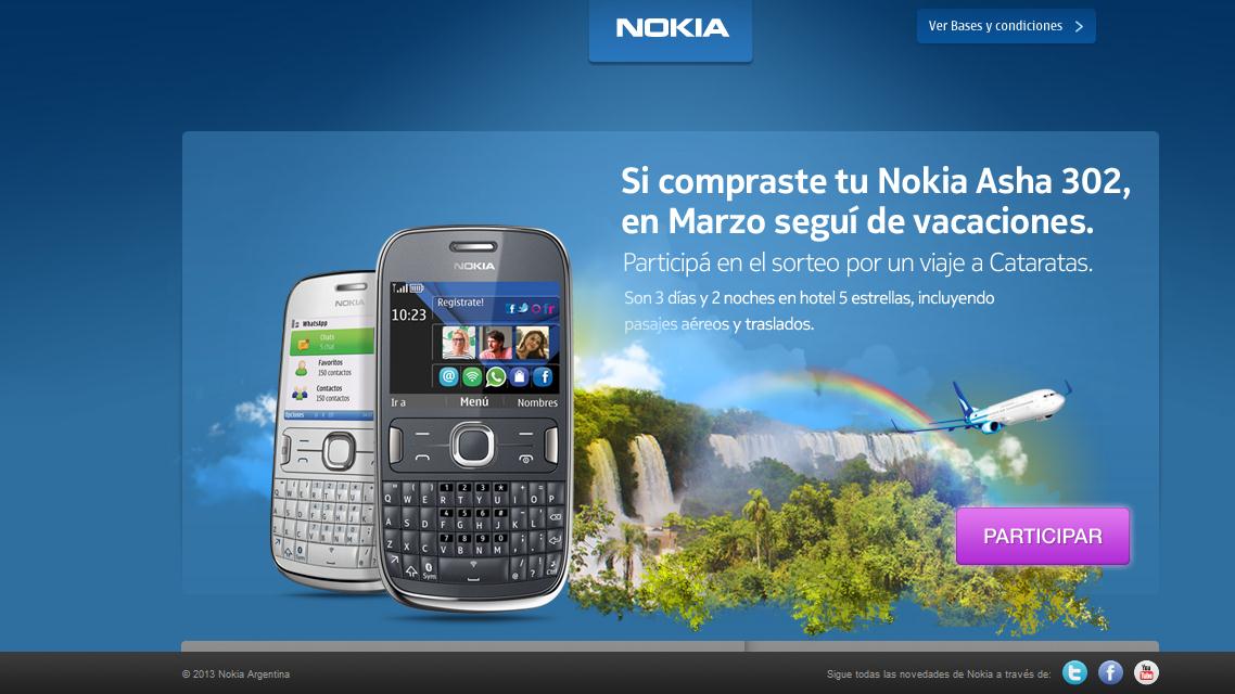 Vousys.com // Promo nokia, segui de vacaciones!
