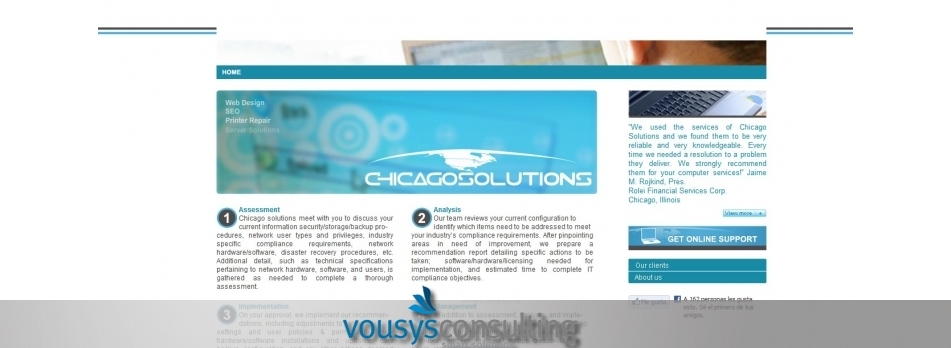 VOUSYS: Desarrollo de software: Maquetación y programacion del portal