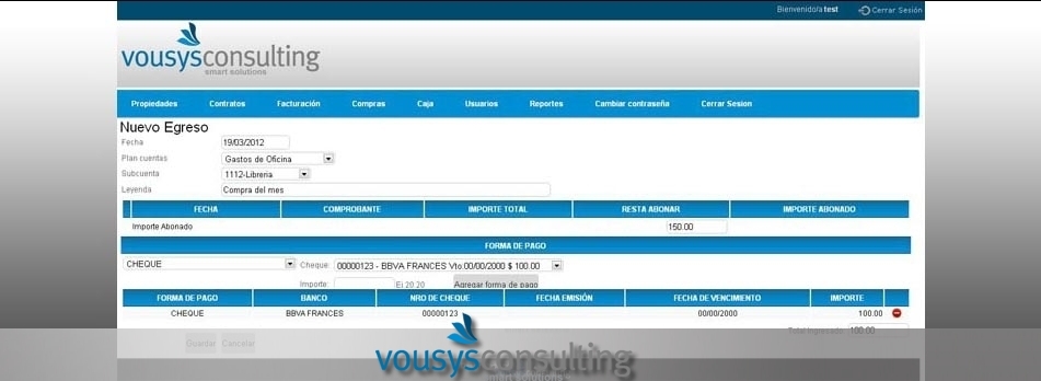 Vousys.com // Sistema gestión web para guardamuebles
