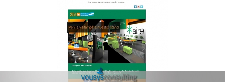 VOUSYS: Desarrollo de software: Maquetacion de mailing