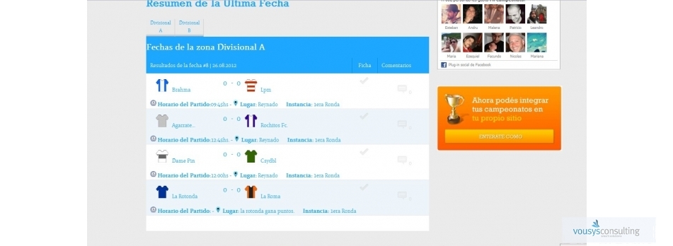 VOUSYS: Desarrollo de software: Mi Campeonato