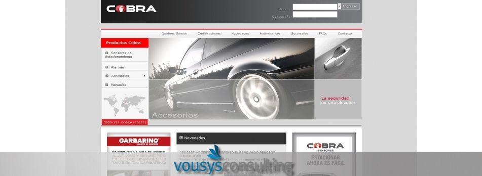 VOUSYS: Desarrollo de software: Programacion del portal con backend