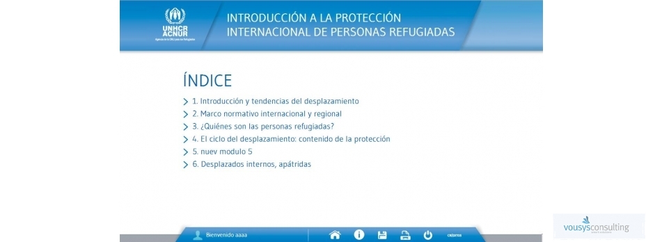VOUSYS: E-learning For United Nations