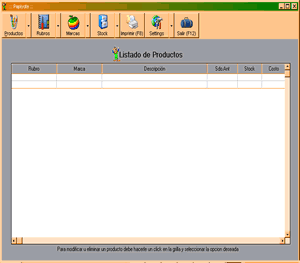 Desarrollo de software: ADMINISTRACION DE STOCK - VOUSYS