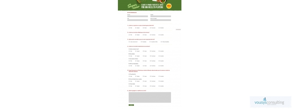 VOUSYS: Desarrollo de software: Gestor de encuestas internas