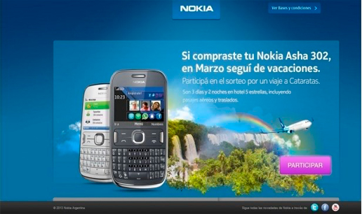 VOUSYS: Desarrollo de software: Promo nokia, seguí de vacaciones!