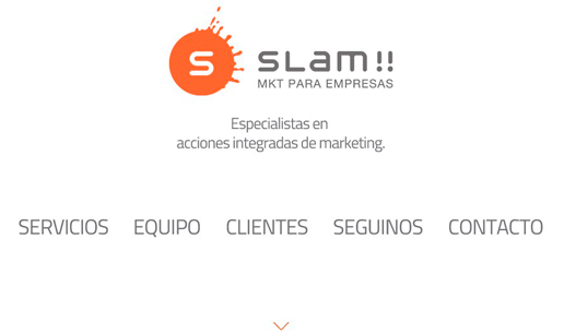 Software development: Website for slam! marketing - VOUSYS