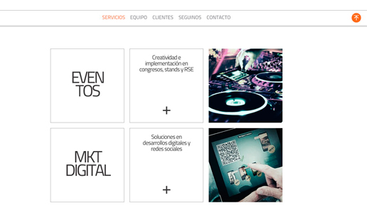 VOUSYS: Desarrollo de software: Sitio web para slam! marketing