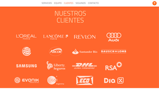 VOUSYS: Desarrollo de software: Sitio web para slam! marketing