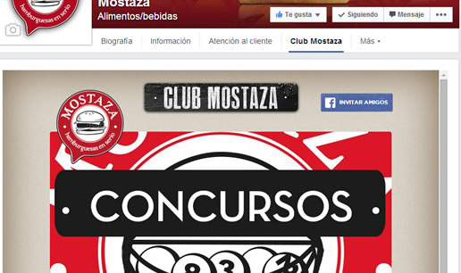 Software development: Facebook application: Club mostaza - VOUSYS