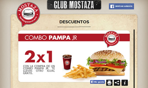 VOUSYS: Software development: Facebook application: Club mostaza