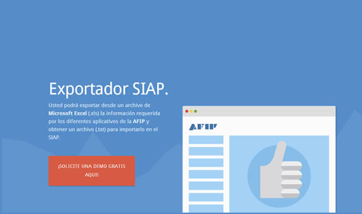 Desarrollo de software: Exportador al siap - VOUSYS