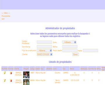 VOUSYS: Desarrollo de software: SITIO WEB MULTIPROPIEDADES