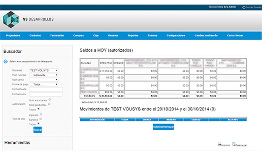 VOUSYS: Software development: Construction management system