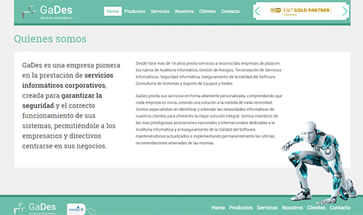 VOUSYS: Desarrollo de software: Web responsive con gestor de contenidos