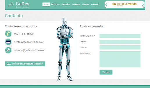 VOUSYS: Desarrollo de software: Web responsive con gestor de contenidos