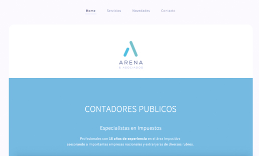 Software development: Arena y asociados - public accountant - VOUSYS