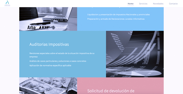 VOUSYS: Software development: Arena y asociados - public accountant